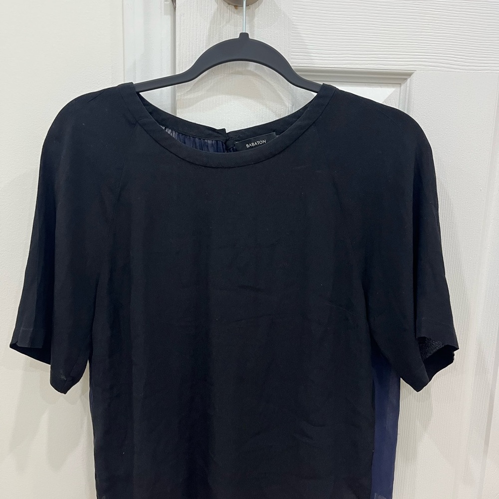 Babaton Open Back Blouse